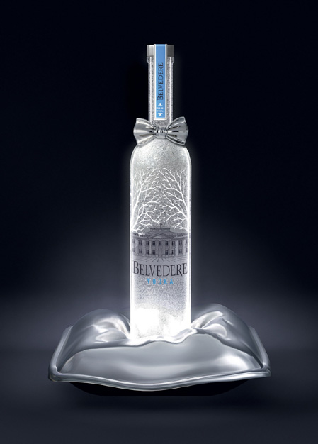 Cannes : la bouteille de vodka Belvédère montera les Marches du